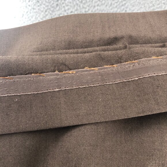 Coldwater Creek Pants Womens 16 Brown Stretch Woven Tapered Office Career Work* - Picture 5 of 14